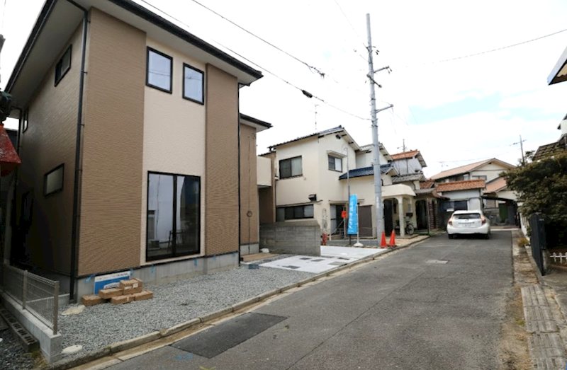 よかタウン倉敷市白楽町1期　新築戸建 現地写真（前面道路含む現地写真）