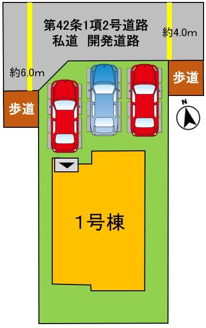 新築戸建　よかタウン倉敷市笹沖≪全1棟≫ 区画図