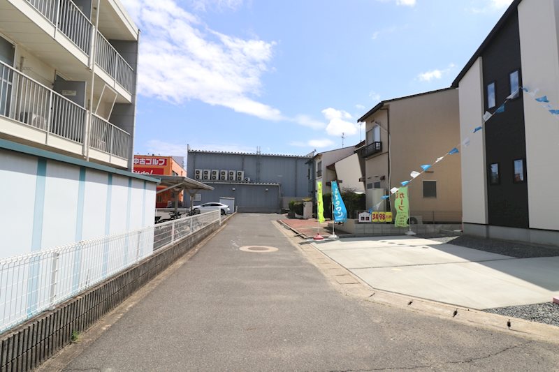 新築戸建　よかタウン倉敷市笹沖≪全1棟≫ 現地写真（前面道路含む現地写真）