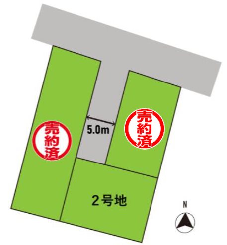 倉敷市連島町西之浦『ナチュラルハウス』② 全体区画図