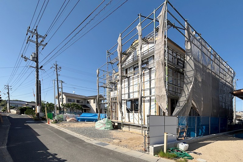 新築分譲住宅よかタウン総社市門田【限定2棟】1号棟 現地写真（前面道路含む現地写真）