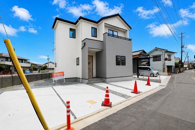 新築分譲住宅よかタウン総社市門田【限定2棟】1号棟 現地写真（前面道路含む現地写真）