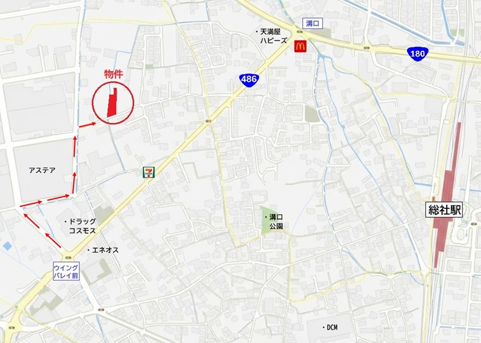 セルリアンステージ総社市真壁　№1◆新築分譲住宅 現地案内図