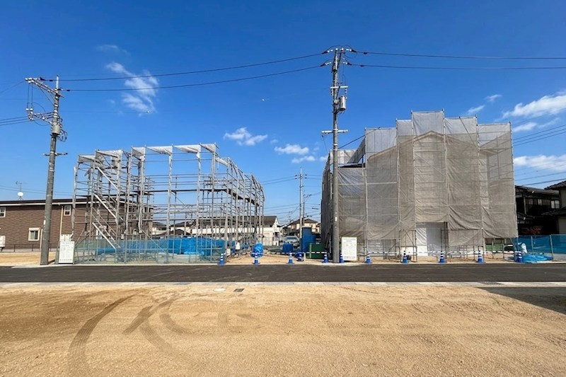 セルリアンステージ総社市真壁　№2◆新築分譲住宅 現地写真（前面道路含む現地写真）