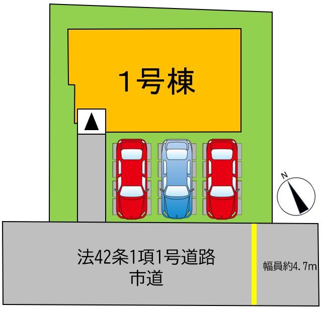 新築戸建　よかタウン倉敷市中島4期≪限定1棟≫  全体区画図