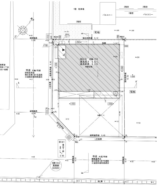 新築戸建　tochito倉敷市大島≪全２棟≫１号棟 区画図