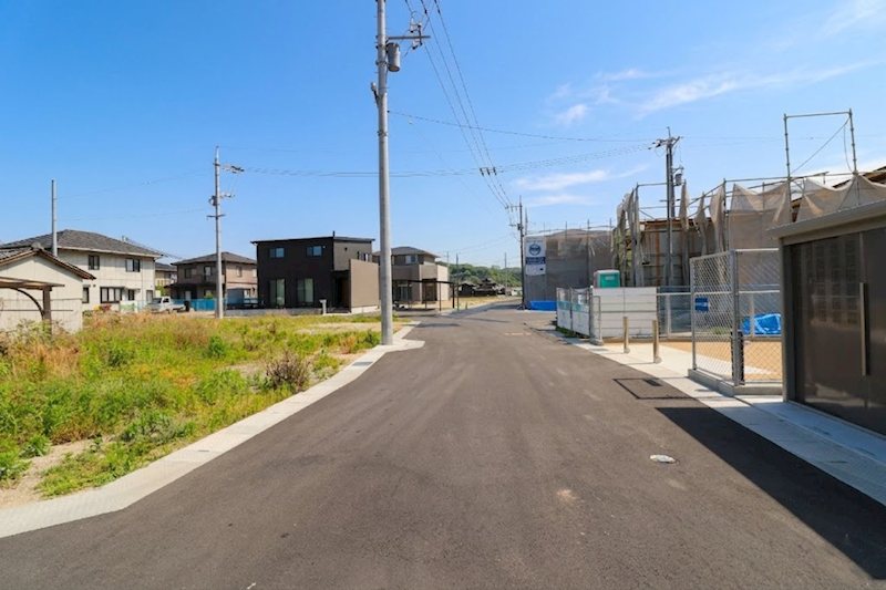 リーブルガーデン倉敷連島町鶴新田第19≪全5棟≫4号棟 現地写真（前面道路含む現地写真）