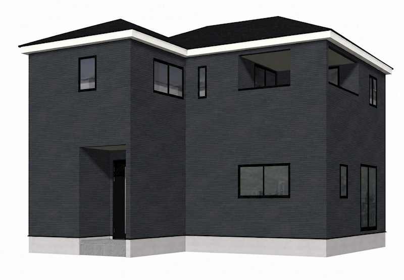 新築分譲住宅クレイドルガーデン総社市真壁第3【限定1棟】 完成予想図（外観）