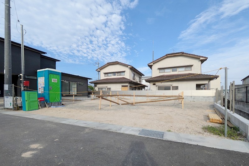 新築分譲住宅クレイドルガーデン総社市真壁第3【限定1棟】 現地写真（前面道路含む現地写真）