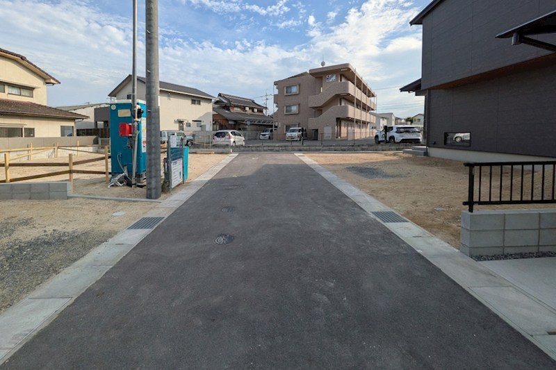 新築分譲住宅クレイドルガーデン総社市真壁第3【限定1棟】 現地写真（前面道路含む現地写真）