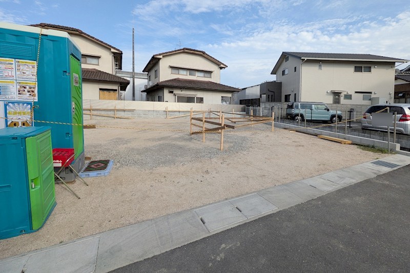 新築分譲住宅クレイドルガーデン総社市真壁第3【限定1棟】 現地写真（前面道路含む現地写真）