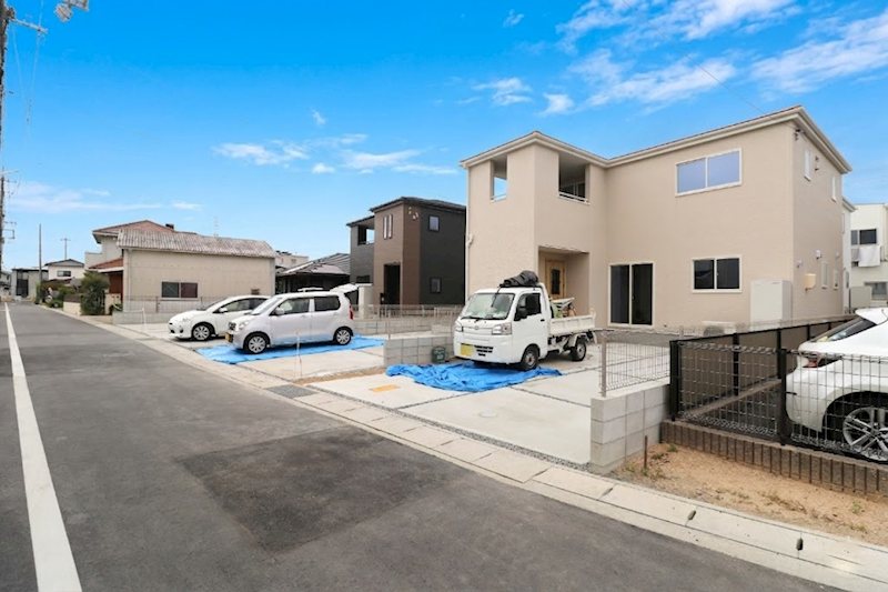 新築戸建　リーブルガーデン北区花尻みどり町第２≪全4棟≫4号棟 分譲済街並み写真