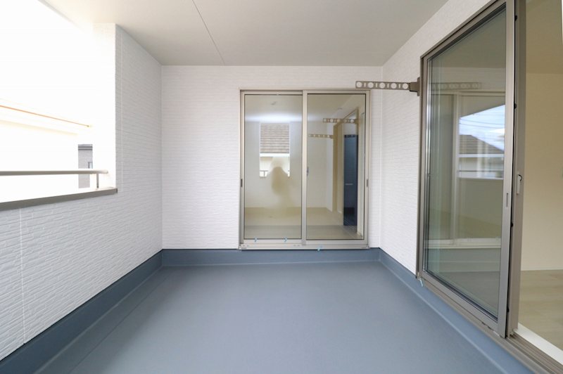 新築戸建　リーブルガーデン北区花尻みどり町第２≪全4棟≫4号棟 現地写真（バルコニー）