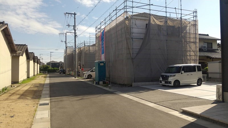 クレイドルガーデン倉敷市連島町鶴新田第17≪全4棟≫ 3号棟  現地写真（前面道路含む現地写真）