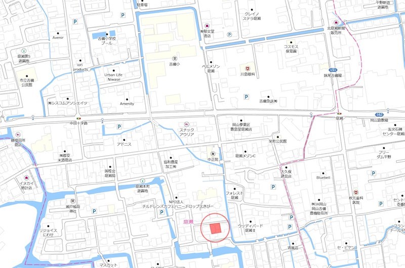 よかタウン岡山市北区庭瀬2期【全2棟】1号棟 間取図・土地図