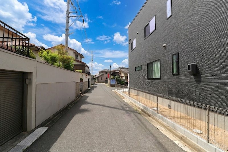 新築戸建　ルルーディア中庄③１号棟 現地写真（前面道路含む現地写真）