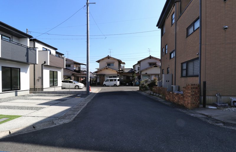 グラファーレ岡山市大福４期≪全２棟≫１号棟 現地写真（前面道路含む現地写真）