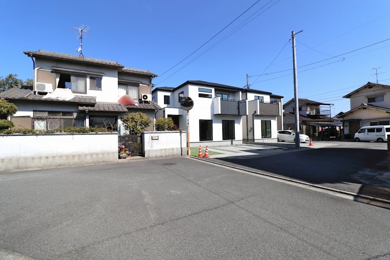 グラファーレ岡山市大福４期≪全２棟≫１号棟 現地写真（前面道路含む現地写真）