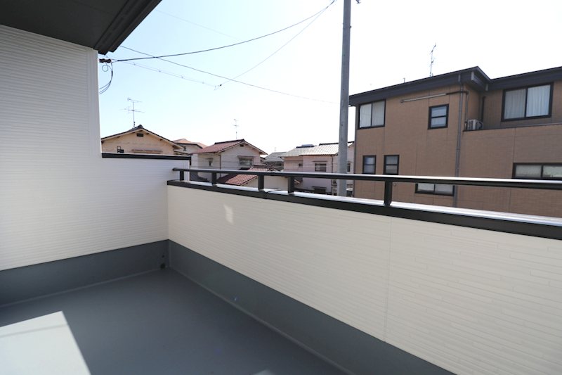 グラファーレ岡山市大福４期≪全２棟≫１号棟 現地写真（バルコニー）