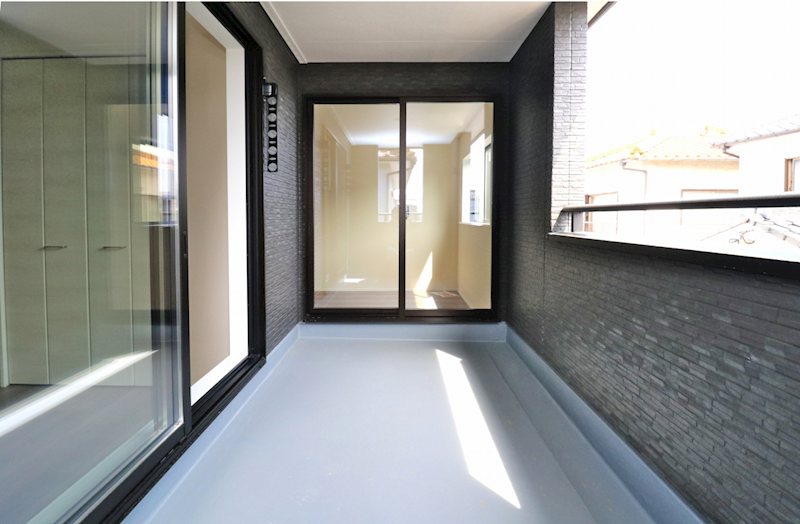 リーブルガーデン岡山市南区並木町第2【全2棟】1号棟 現地写真（バルコニー）