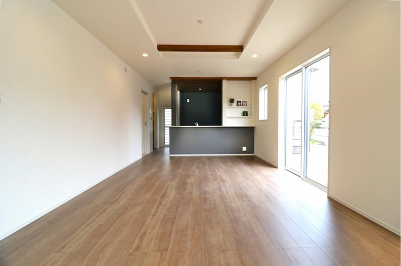 新築戸建　ブルーミングガーデン倉敷市茶屋町4期【全1棟】 内観写真（リビング）