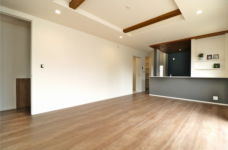 新築戸建　ブルーミングガーデン倉敷市茶屋町4期【全1棟】 内観写真（リビング）