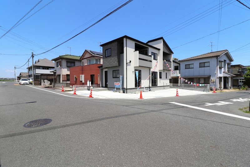 新築戸建　ブルーミングガーデン倉敷市茶屋町4期【全1棟】 現地写真（前面道路含む現地写真）