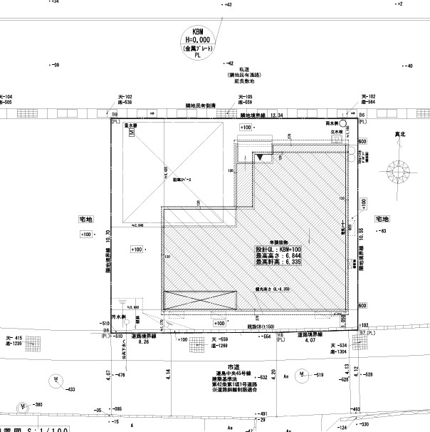 tochito≪倉敷市連島中央Ⅱ期≫分譲住宅　4号地  区画図
