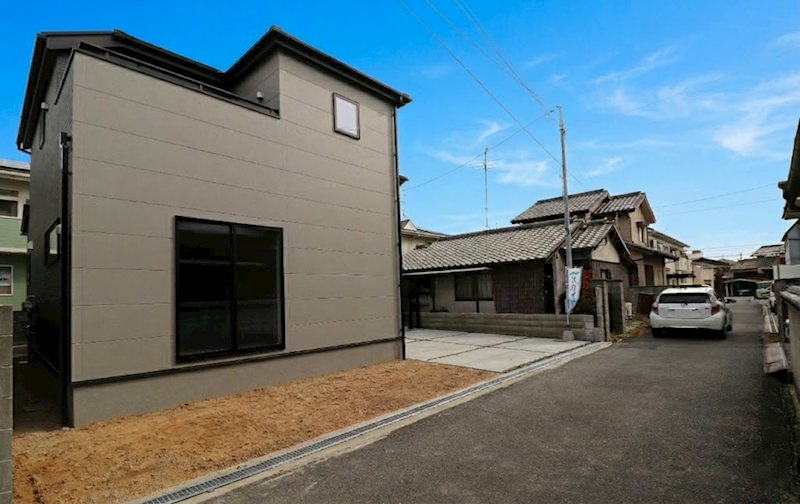 長期優良住宅　リーブルガーデン倉敷市茶屋町第3【限定1棟】 現地写真（前面道路含む現地写真）