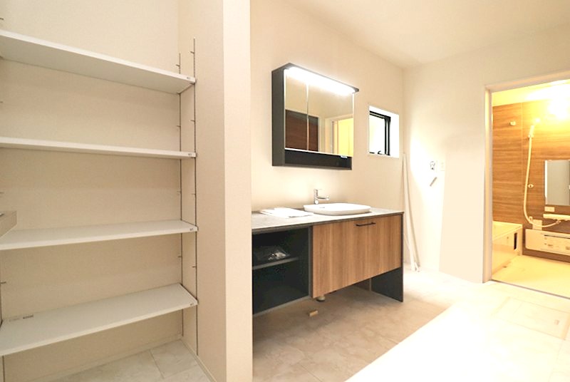 新築戸建　リーブルガーデン倉敷中庄第15≪全１棟≫　平屋 内観写真（洗面台・洗面所）