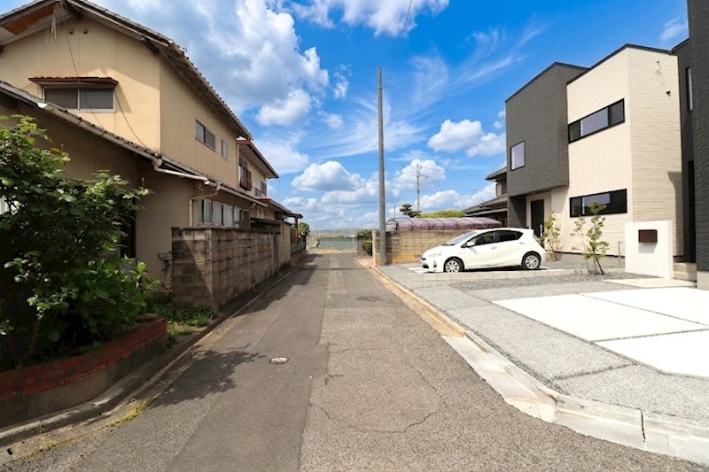新築戸建　ルルーディア中庄③２号棟  現地写真（前面道路含む現地写真）