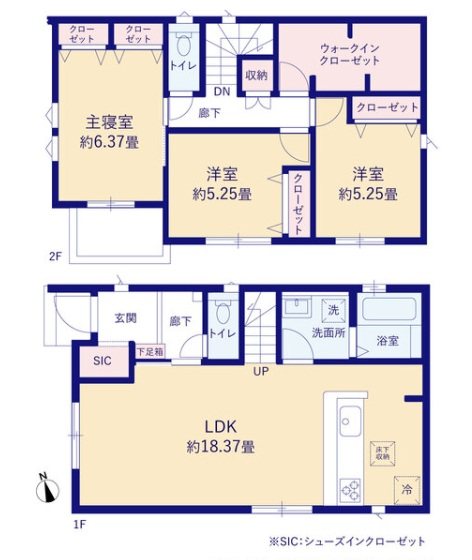 長期優良住宅　グラファーレ茶屋町３期【全２棟】１号棟 間取図・土地図