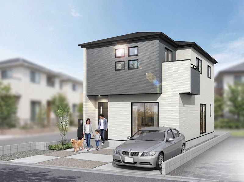 長期優良住宅　グラファーレ茶屋町３期【全２棟】１号棟 完成予想図（外観）