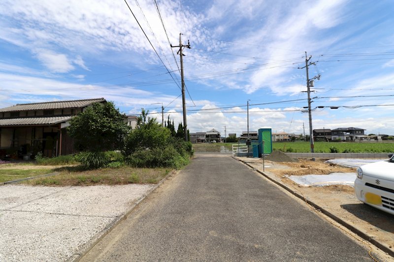 長期優良住宅　グラファーレ茶屋町３期【全２棟】１号棟 現地写真（前面道路含む現地写真）