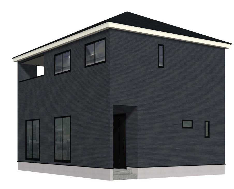 新築分譲住宅クレイドルガーデン総社市井尻野第7【限定1棟】  完成予想図（外観）