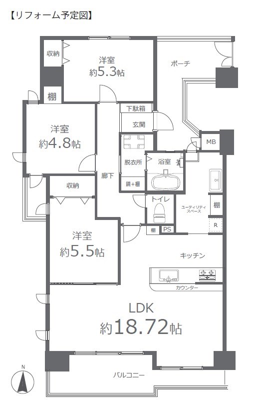 アルファステイツ老松町  間取図・土地図