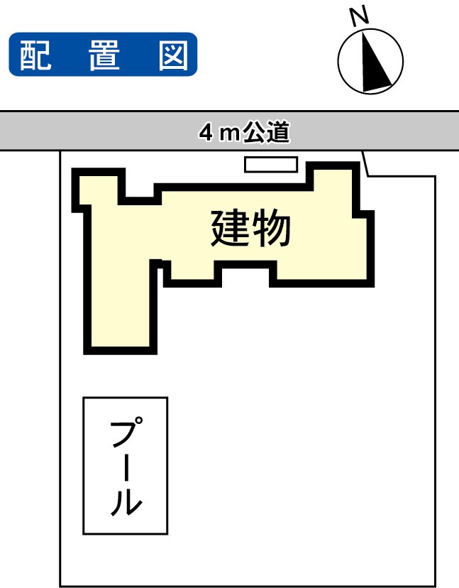 水戸市笠原町　戸建 区画図