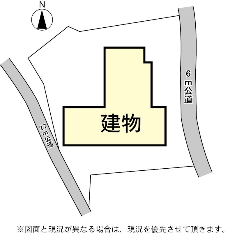 茨城県取手市東２丁目 間取図・土地図