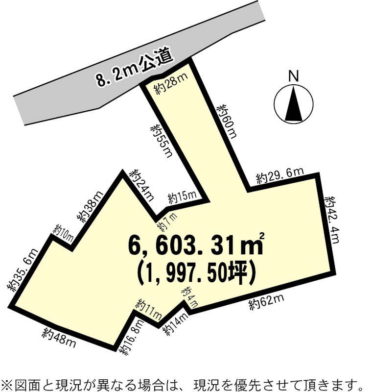 稲敷郡阿見町飯倉9筆 間取図・土地図