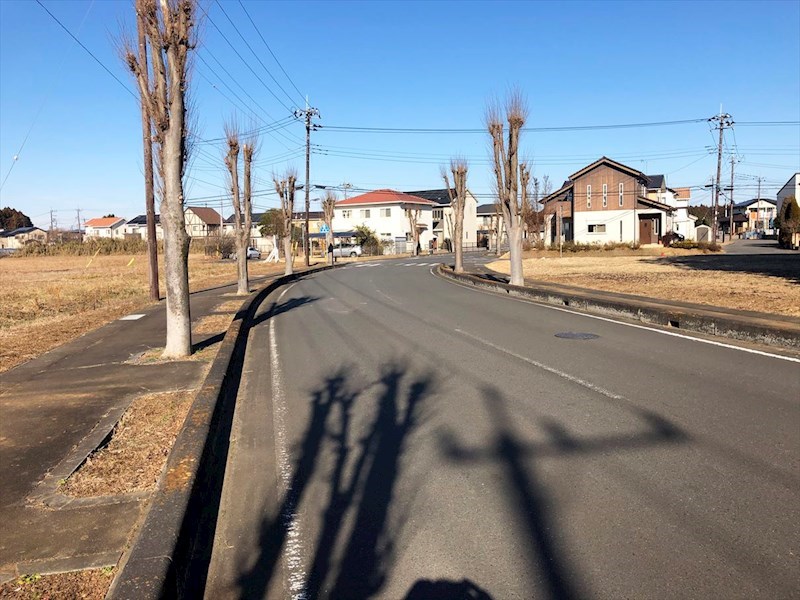 水戸市鯉渕町 現地写真（前面道路含む現地写真）