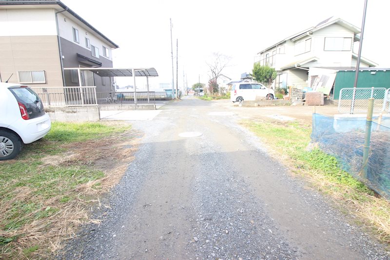 守谷市大柏 B 現地写真（前面道路含む現地写真）