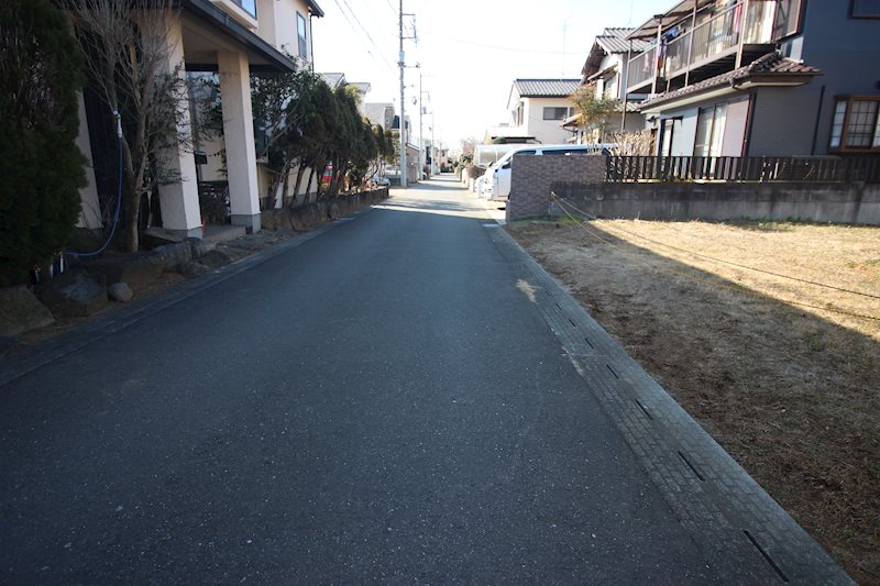 守谷市立沢197番50 現地写真（前面道路含む現地写真）