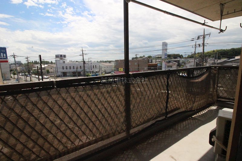 キャッスルマンション取手 現地写真（バルコニー）