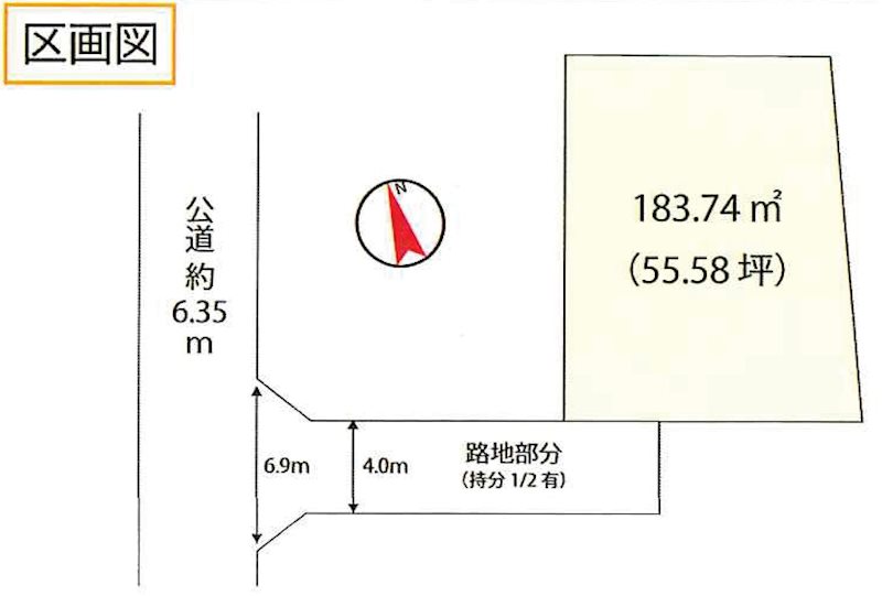 水戸市千波町 間取図・土地図
