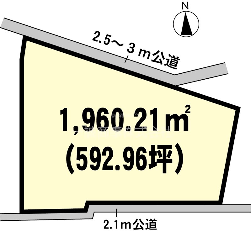 茨城県つくば市高須賀 間取図・土地図