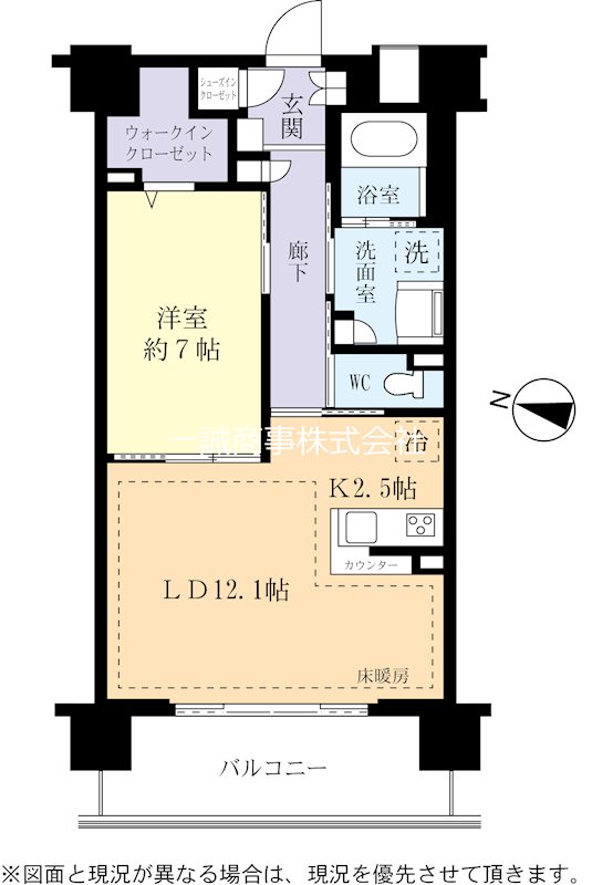 デュオセーヌつくばみらい 間取図・土地図
