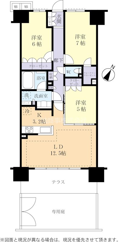 レーベンつくばCORIS 間取図・土地図