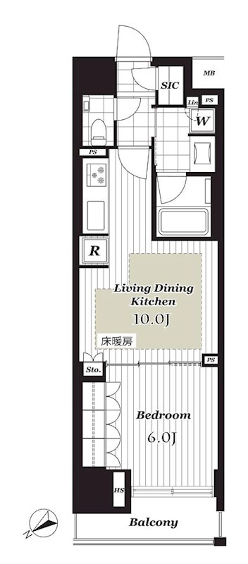 オープンレジデンシア日本橋横山町 間取図・土地図