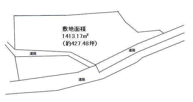 1777　三戸郡南部町大字杉沢字西小橋　中古住宅 現地案内図