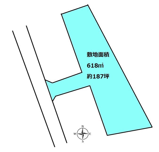 2020　八戸市大字市川町字尻引前山　土地 間取図・土地図